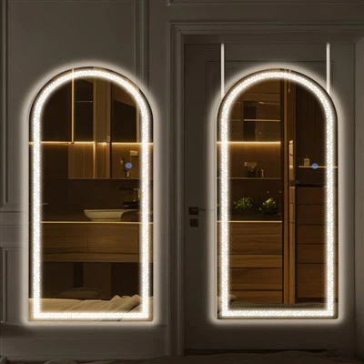 LED iluminado espelho de comprimento total